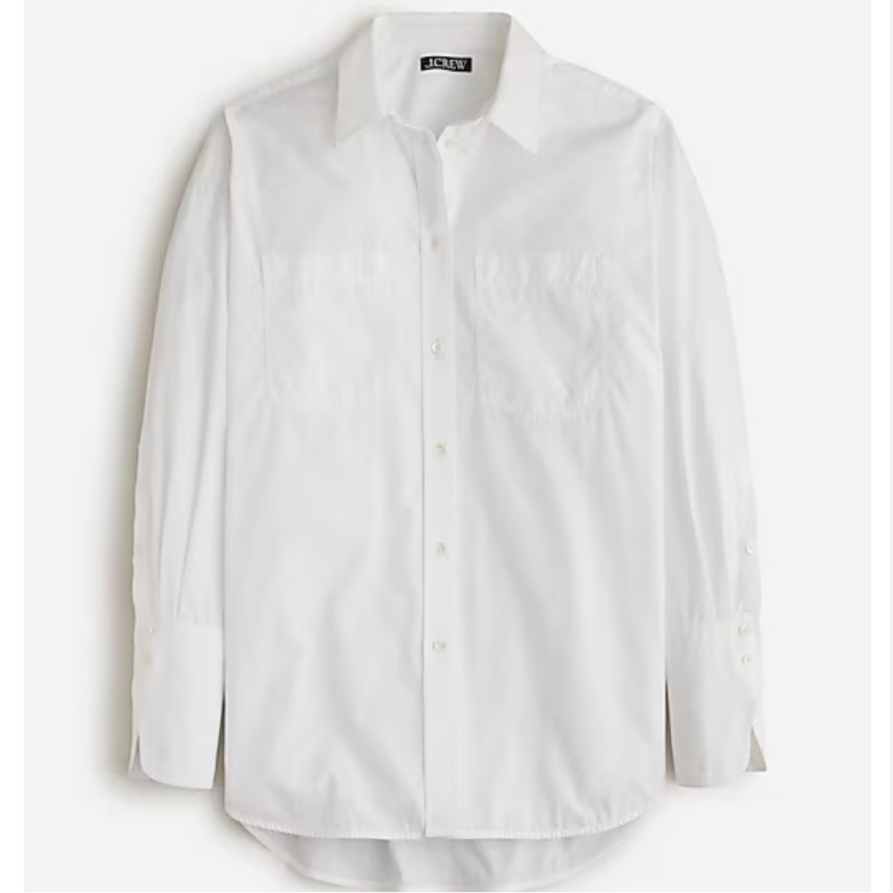 J.Crew oversized menswear shirt